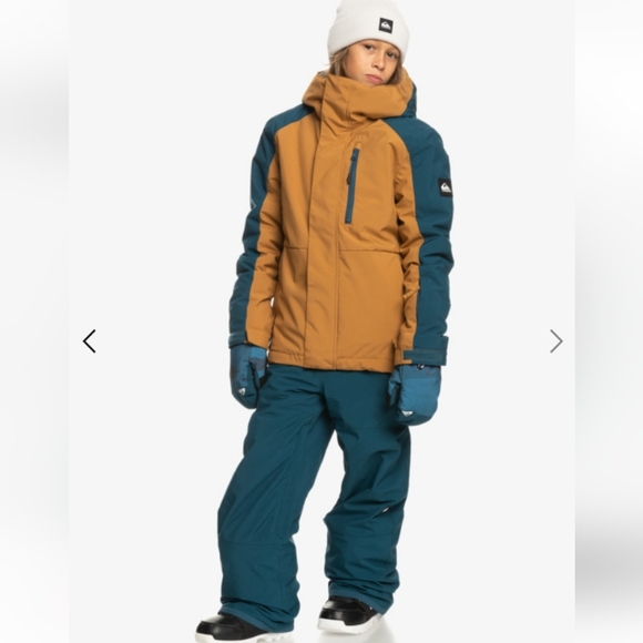 QUIKSILVER NEW Boys Mission Block Technical Snow Jacket - Picture 2 of 15